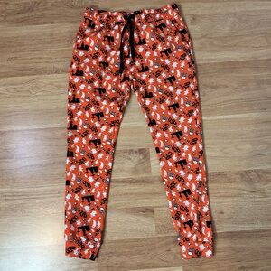 Spark Women Boo Halloween Theme Print Pajama Jogger Pants Size Large to X Large